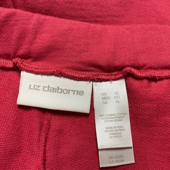 LIZ CLAIBORNE 100% Combed Cotton MADE IN PERU Straight Leg Pants Side Zip Sz XL - Picture 4 of 10